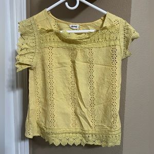 Yellow blouse